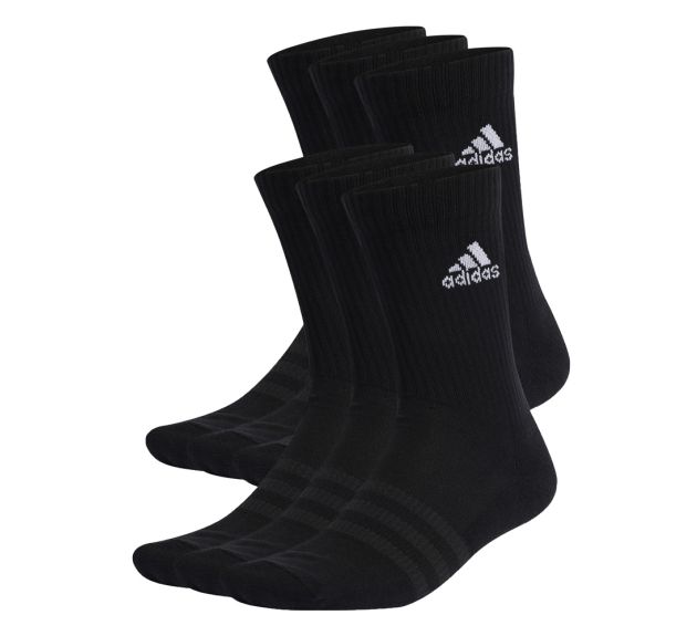 Adidas Cushioned Sportswear Crew Socks 6 Pairs Black Swimwear Sale