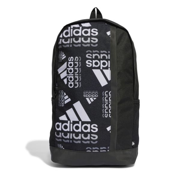 Adidas Linear Graphic Backpack Black White