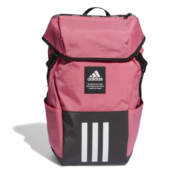 Black and pink adidas backpack hot sale