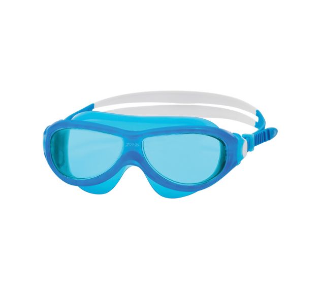 Zoggs Phantom Junior Mask Blue White Tint Blue