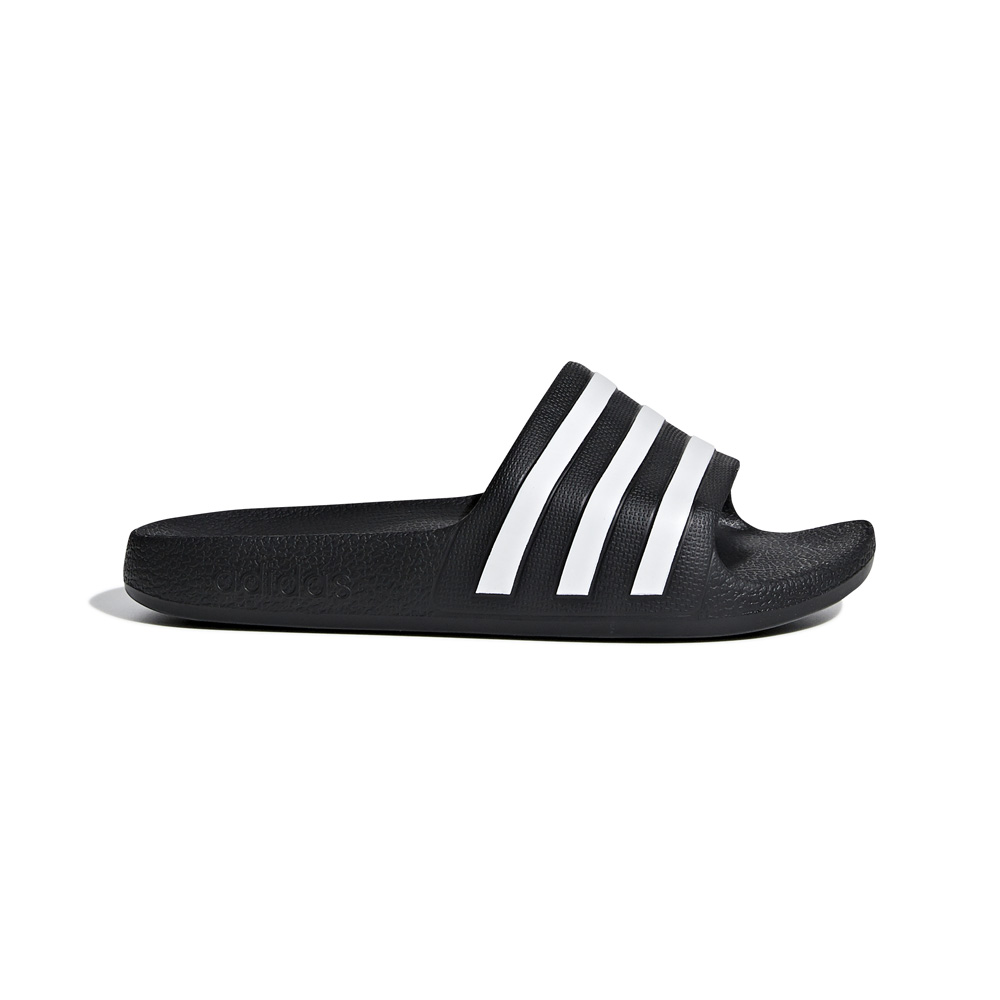Adidas adilette aqua slides black clearance