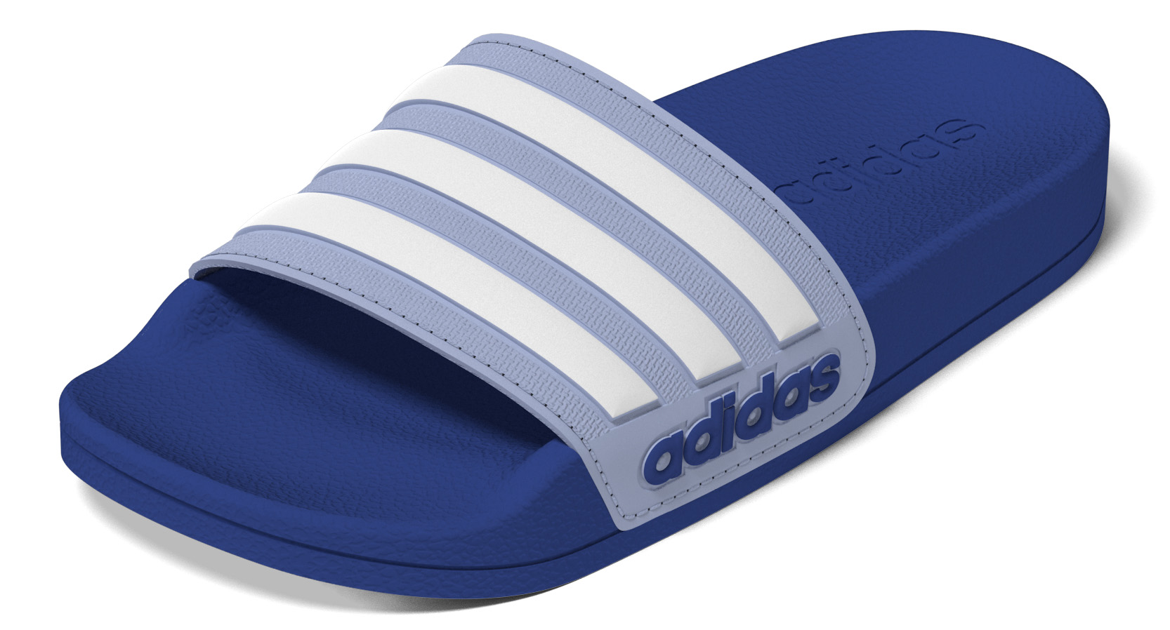 Adidas Junior Adilette Shower Slides Blue Dawn White Team Royal Blue Swimwear Sale