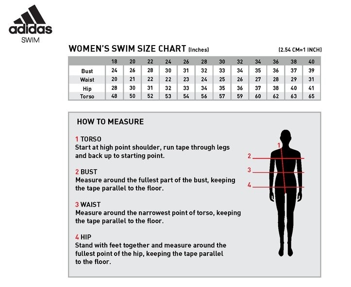 gráfico instructor Fusión Adidas Womens Size Guide 2020