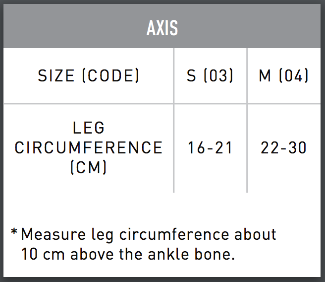 Finis Size Chart