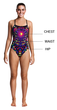 Competitive Swimwear Size Chart